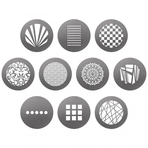 Westcott Pattern Gobo Pack for Optical Spot by Lindsay Adler (10-pack)